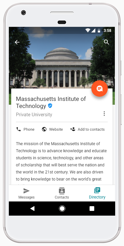 Google Allo Messaging with MIT